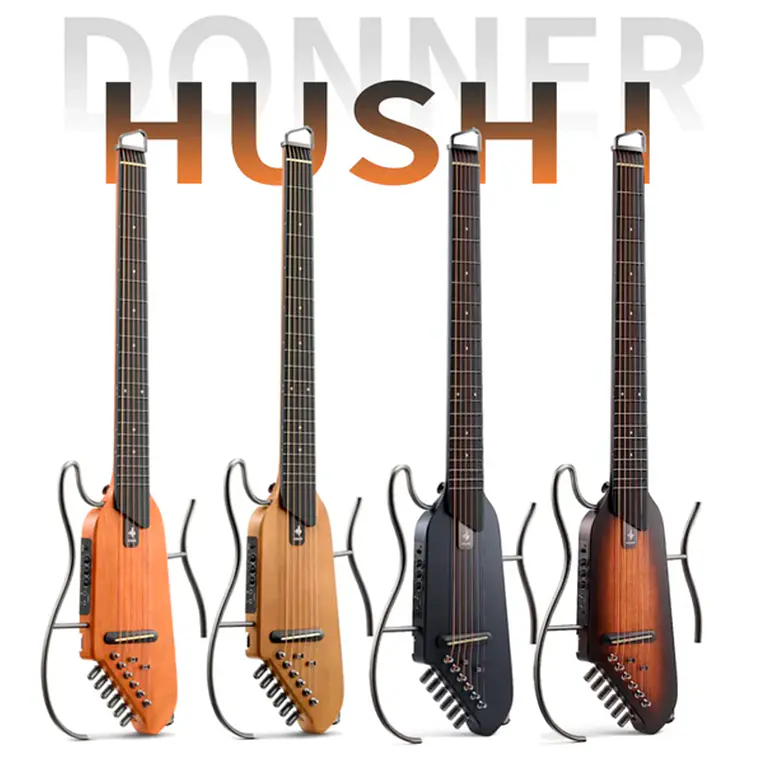 Guitarra Donner HeadLess Hush I - Black 4