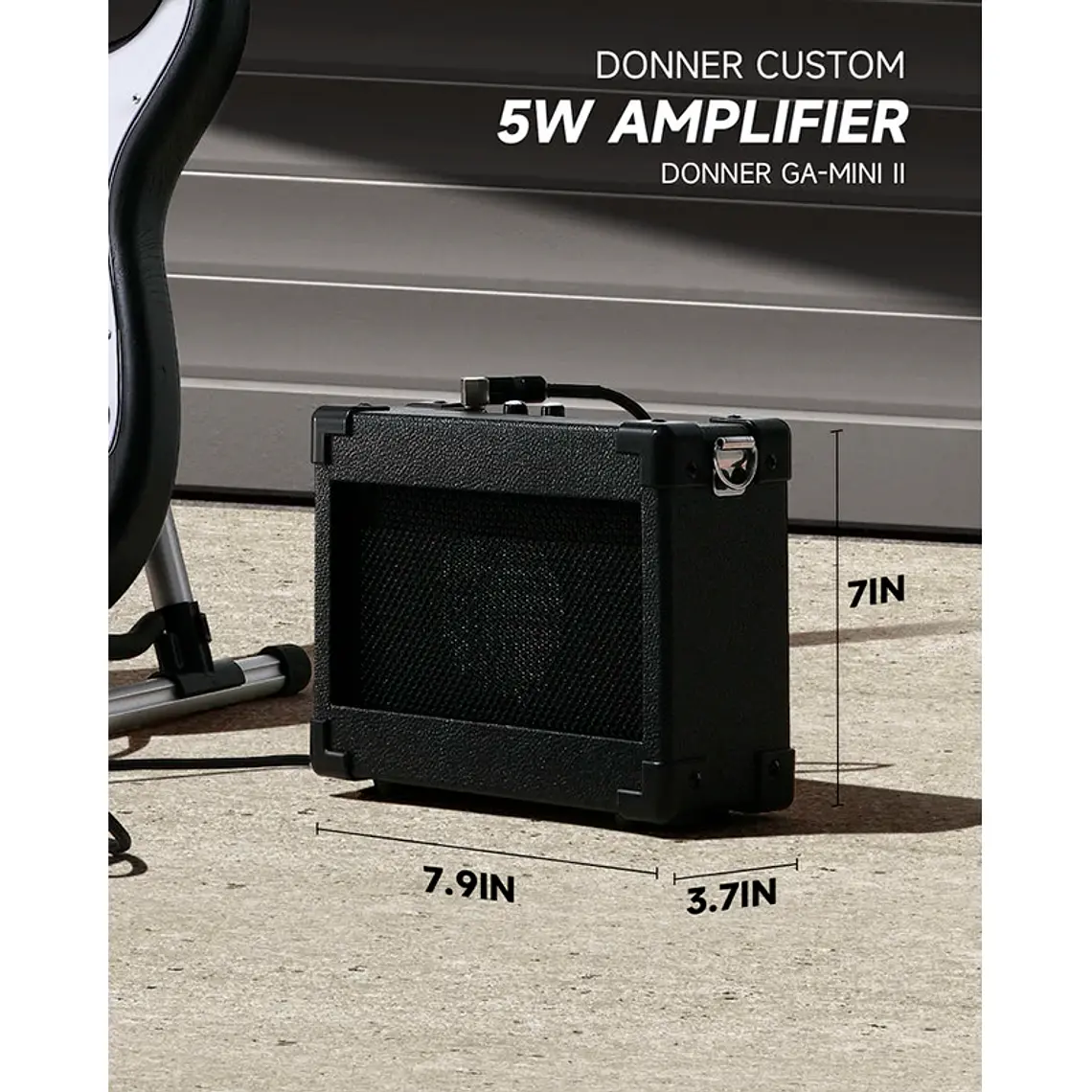 Set Guitarra Donner DST-80 Sunburst 5