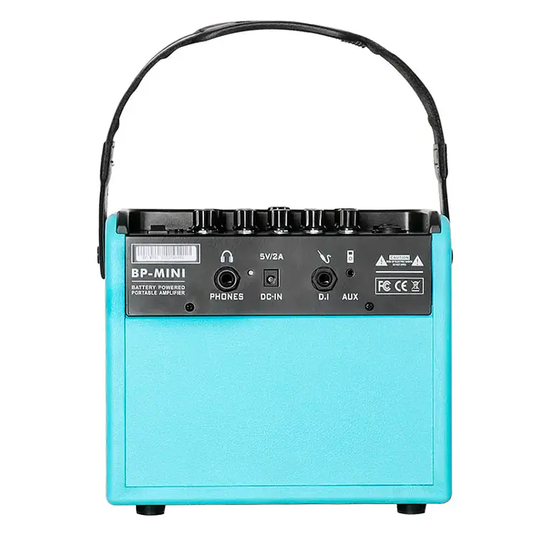 Coolmusic BP-Mini Amplificador Recargable Guitarra Acústica Azul 3