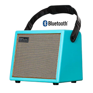 Coolmusic BP-Mini Amplificador Recargable Guitarra Acústica Azul