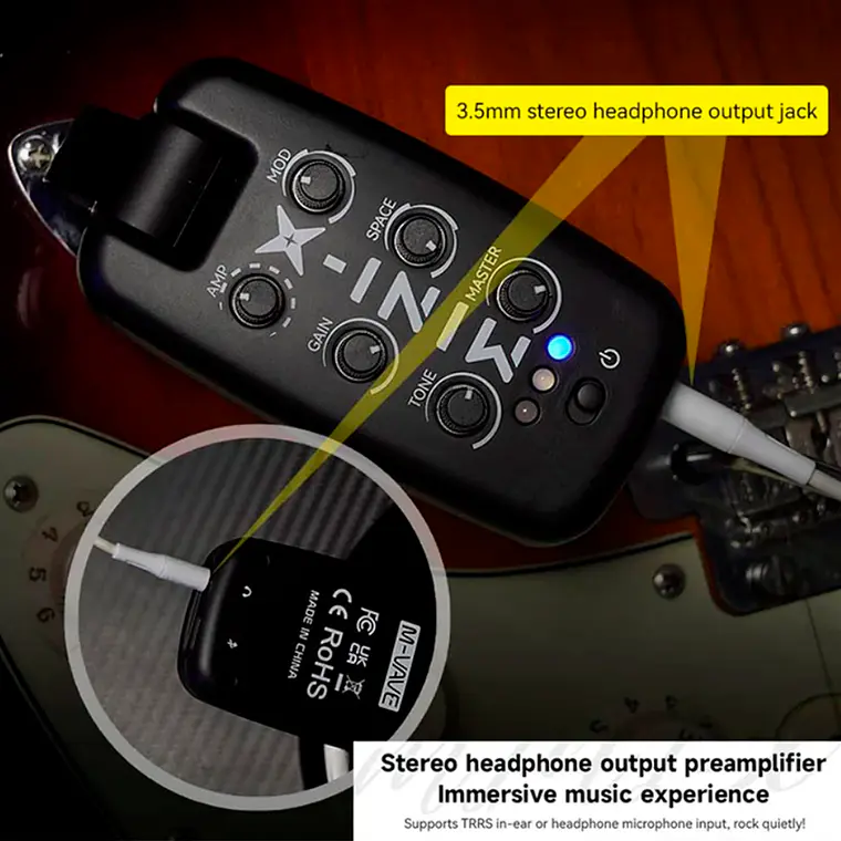 M-Vave Mini X - Mini Amplificador 3