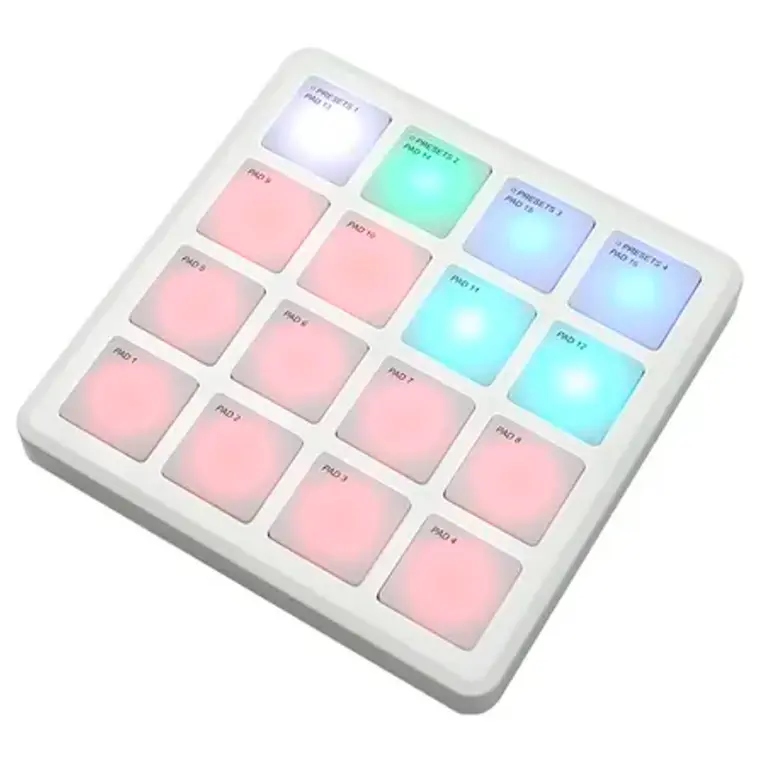 M-Vave SMC-PAD POCKET - Controlador MIDI Bluetooth Blanco 1