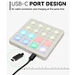 M-Vave SMC-PAD POCKET - Controlador MIDI Bluetooth Blanco - Miniatura 3