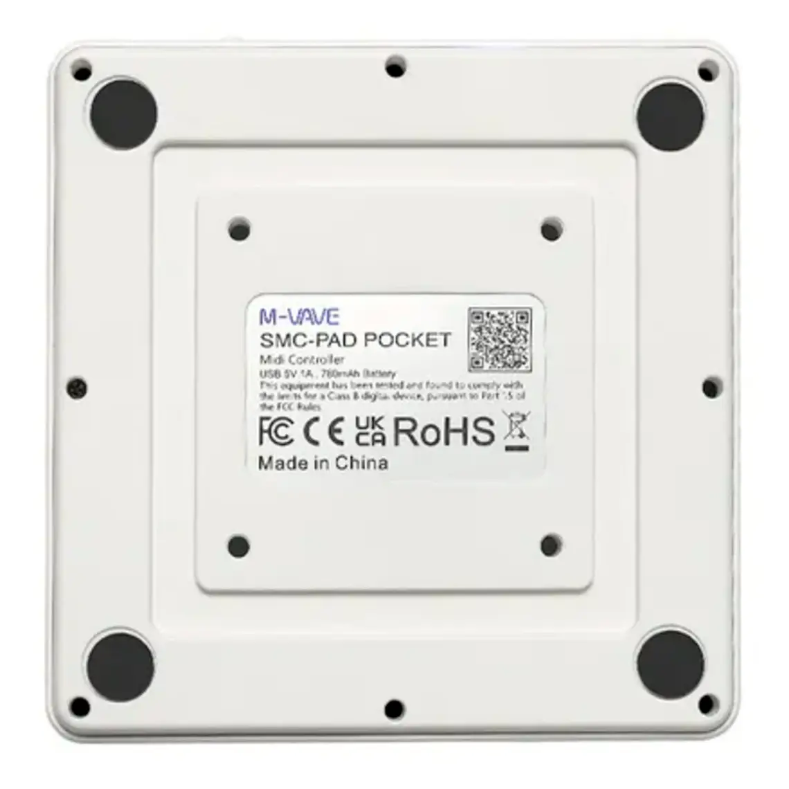 M-Vave SMC-PAD POCKET - Controlador MIDI Bluetooth Blanco 4