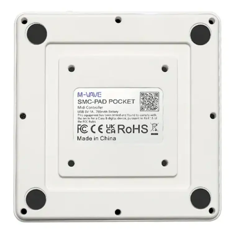 M-Vave SMC-PAD POCKET - Controlador MIDI Bluetooth Blanco 4