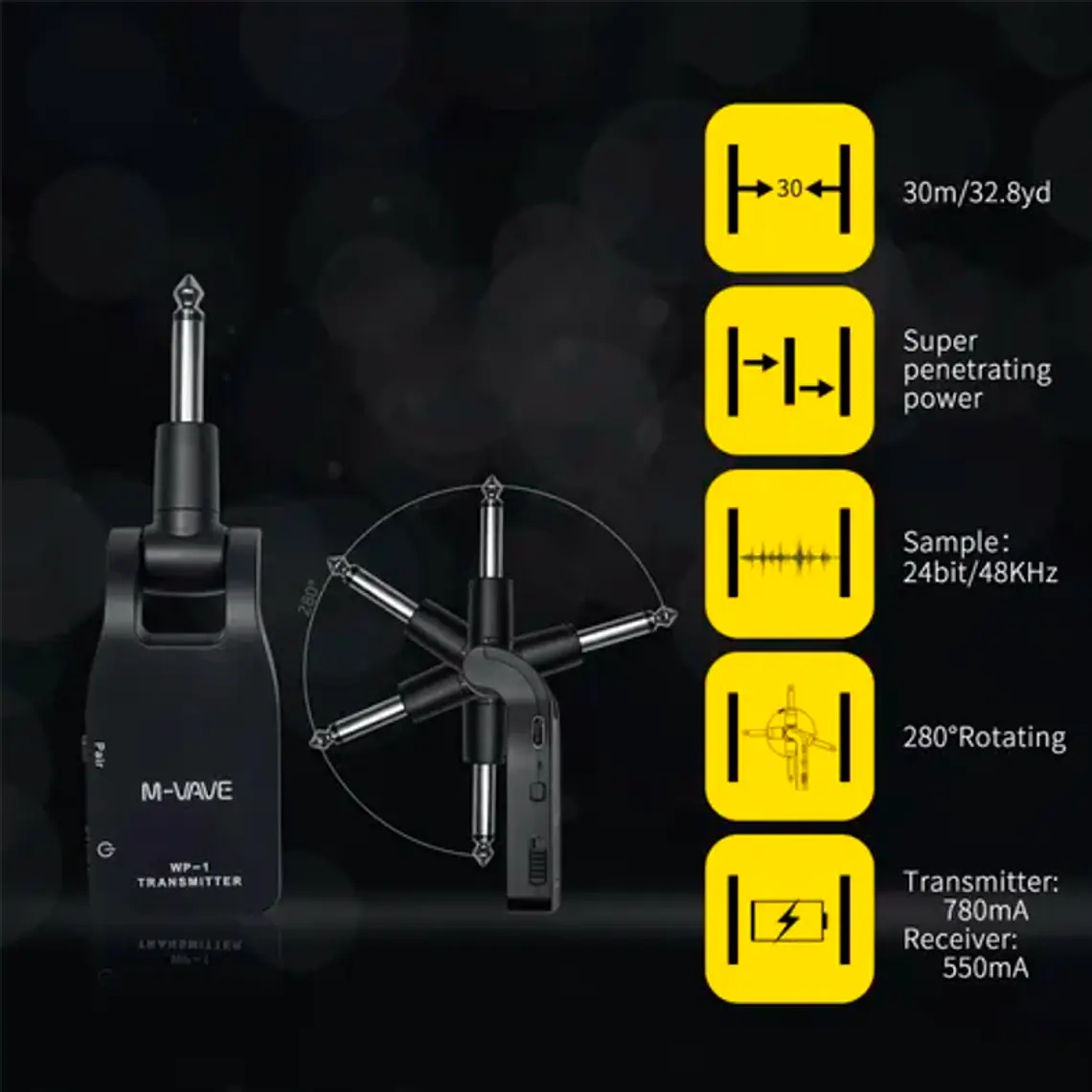 M-Vave Wireless System WP-1 2