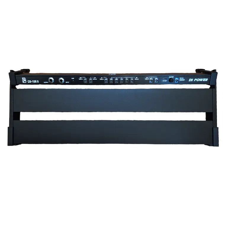Pedal Board Fuente Incluida + DI + Bolso + Velcro , 52 x 18 x 3.4 cm - CB-108B 2
