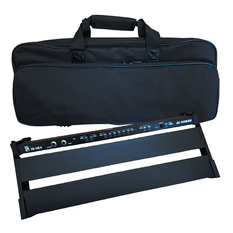 Pedal Board Fuente Incluida + DI + Bolso + Velcro , 52 x 18 x 3.4 cm - CB-108B 1