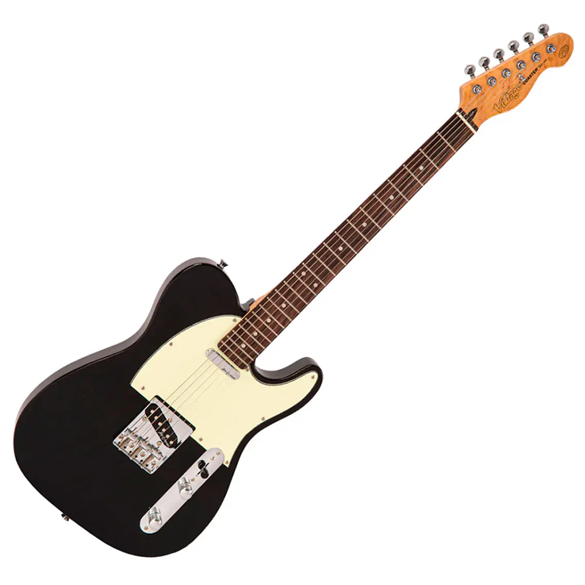 Guitarra Vintage V20 Coaster - Telecaster Black 1
