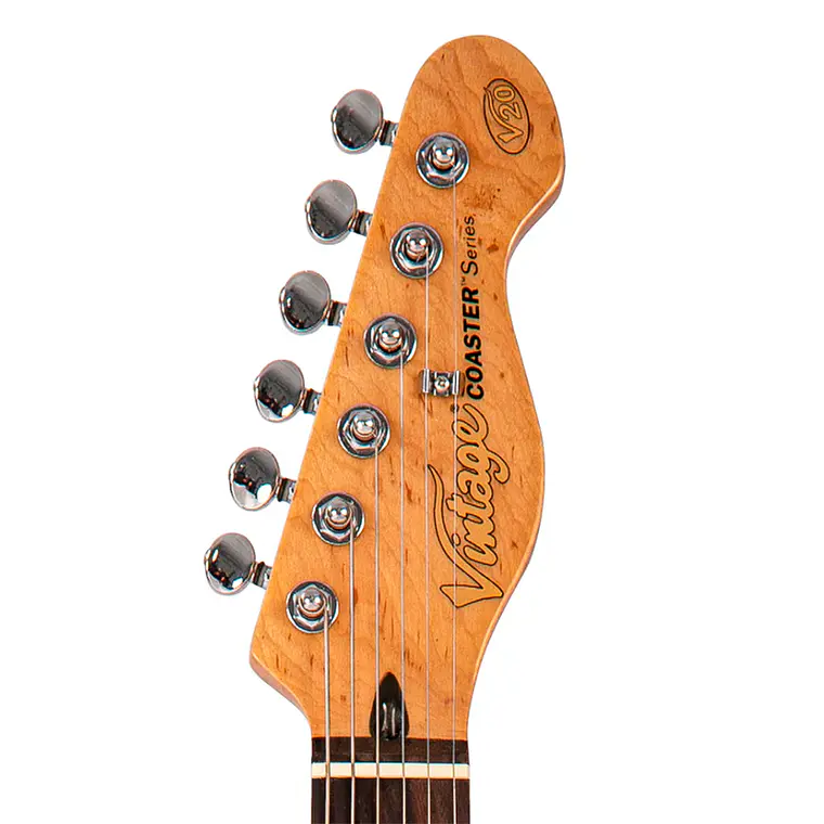Guitarra Vintage V20 Coaster - Telecaster Black 5