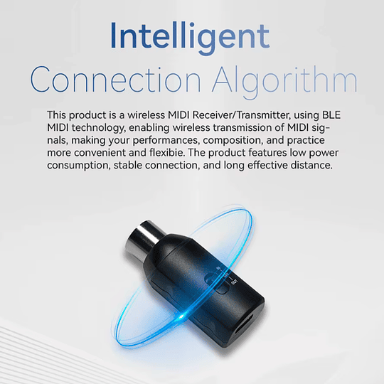 M-Vave Transmisor y Receptor MIDI SK7