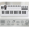 M-Vave SMK37 PRO - Controlador MIDI Bluetooth Sintetizador Blanco