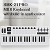 M-Vave SMK37 PRO - Controlador MIDI Bluetooth Sintetizador Blanco