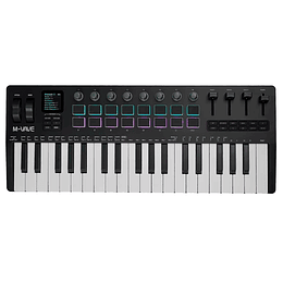 M-Vave SMK37 PRO - Controlador MIDI Bluetooth Sintetizador Negro