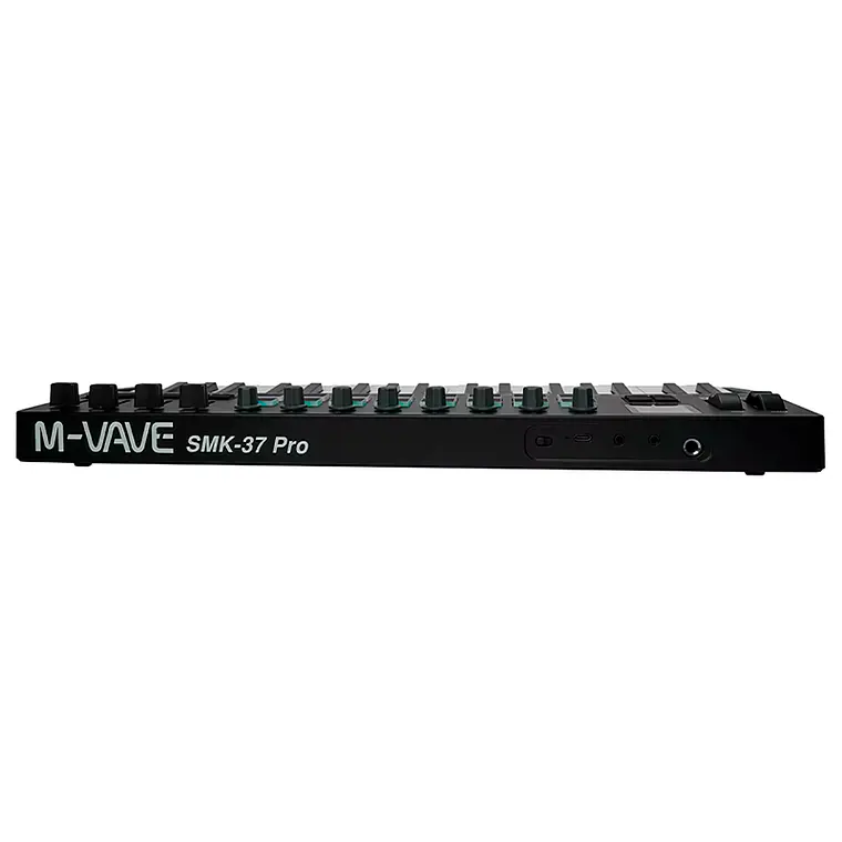 M-Vave SMK37 PRO - Controlador MIDI Bluetooth Sintetizador Negro 11