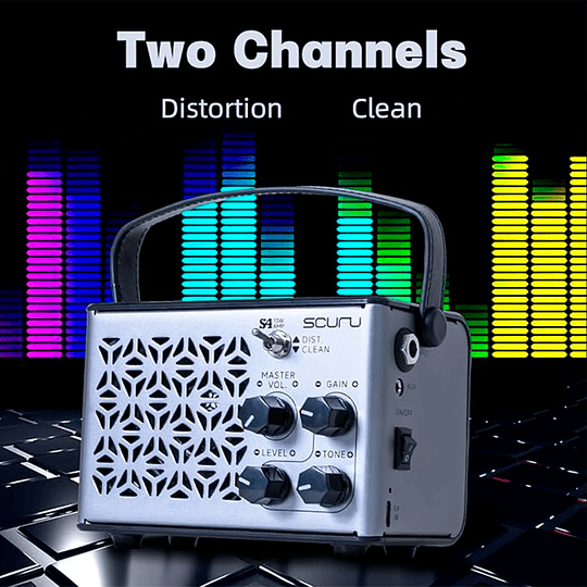 Caline Scuru S4 10W Portátil - Amplificador Guitarra Gris