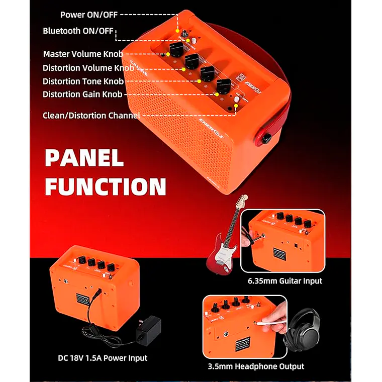 Caline Amplificador Guitarra Energi 15W CA-300G 2