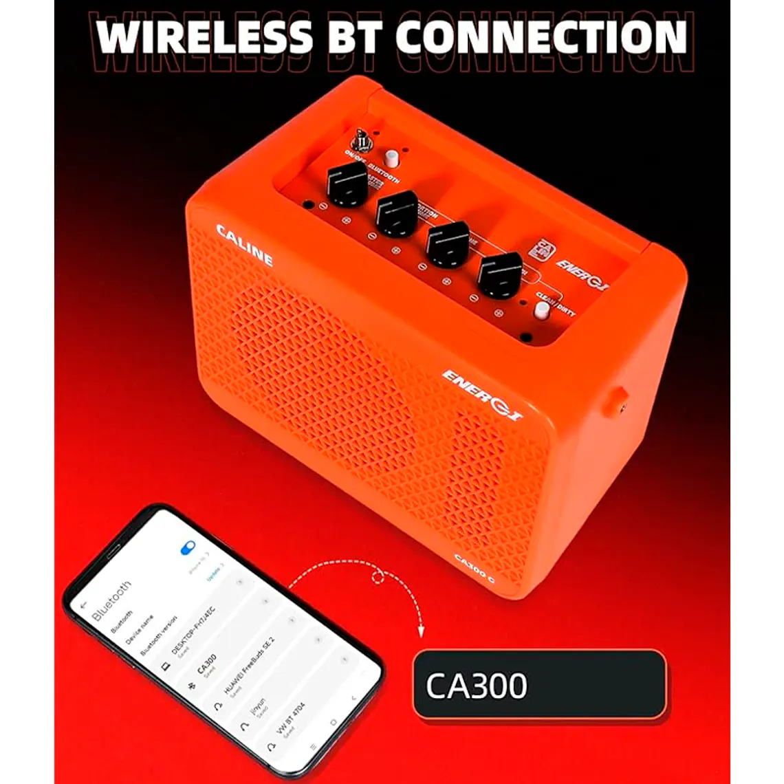 Caline Amplificador Guitarra Energi 15W CA-300G 3