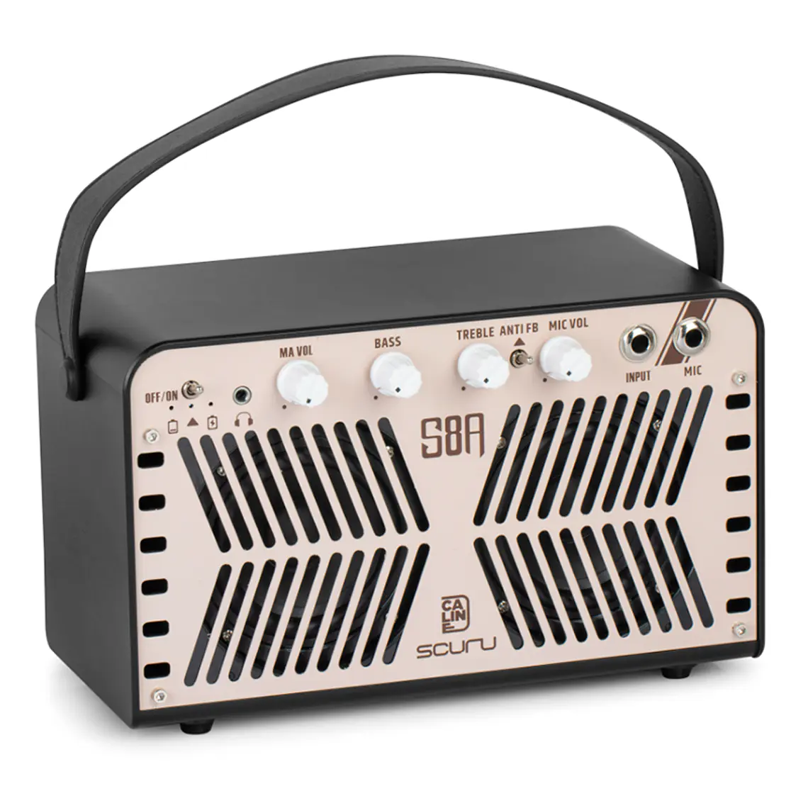 Caline Amplificador Guitarra Acústica 20W Scuru S8A 1