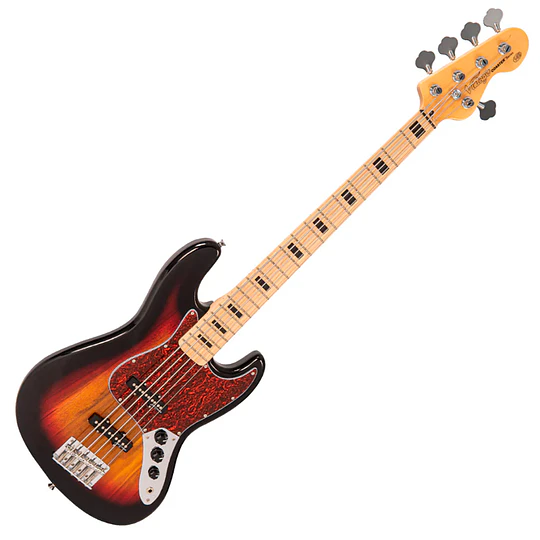 Bajo Vintage V495 Coaster Series - 5 Cuerdas SunBurst