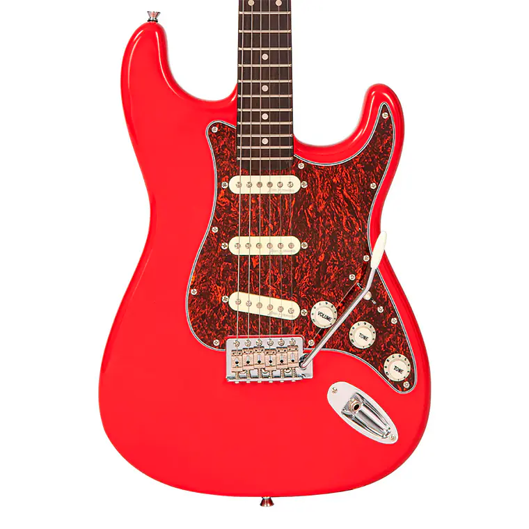 Guitarra Vintage V60 Coaster Series - Gloss Red Maple 2