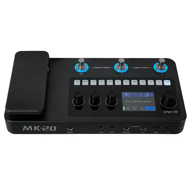 M-Vave MK-20 - Guitarra Bajo MultiEfecto Interface 3