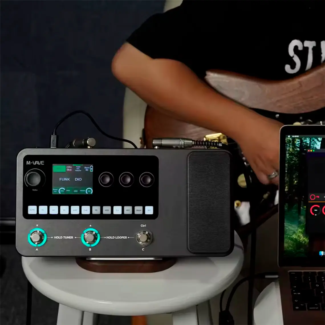 M-Vave MK-20 - Guitarra Bajo MultiEfecto Interface 2