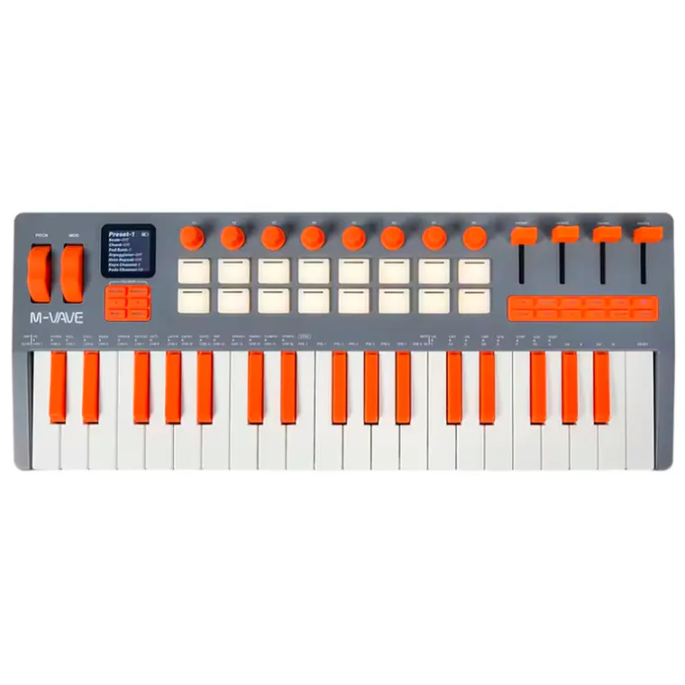 M-Vave SMK37 ELITE - Controlador MIDI Bluetooth Sintetizador 6