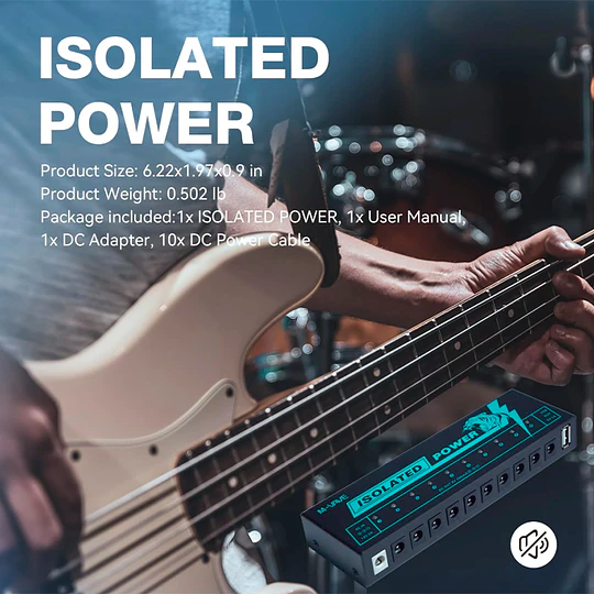 M-Vave Isolated Power  - Fuente de Poder 9V