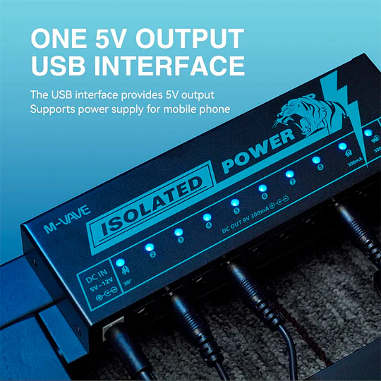 M-Vave Isolated Power  - Fuente de Poder 9V