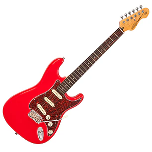 Guitarra Vintage V60 Coaster Series - Gloss Red