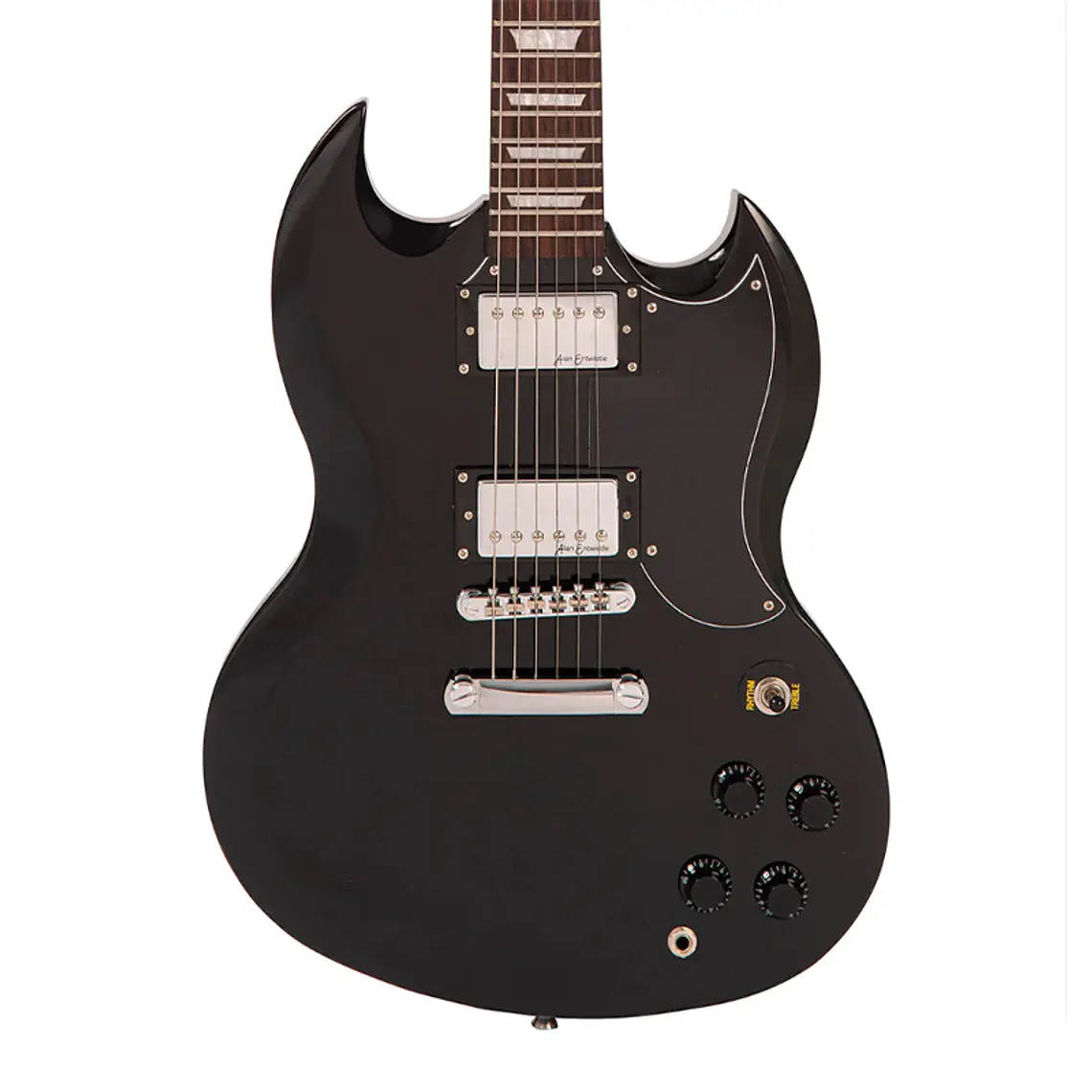  Guitarra Vintage V69 Coaster Series - Boulevard Black 2