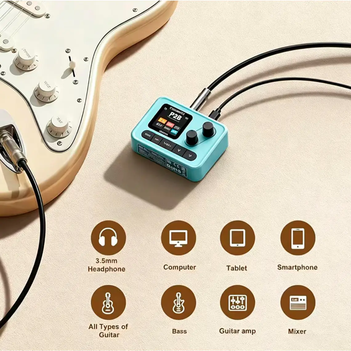 Coolmusic PIXIE1 Procesador Multiefectos  3