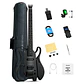 Guitarra Donner HeadLess Hush X Live - Black - Miniatura 2