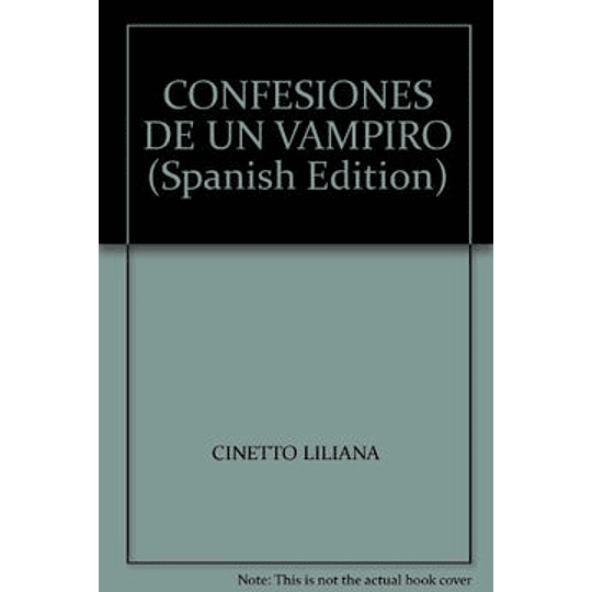 Confesiones De Un Vampiro