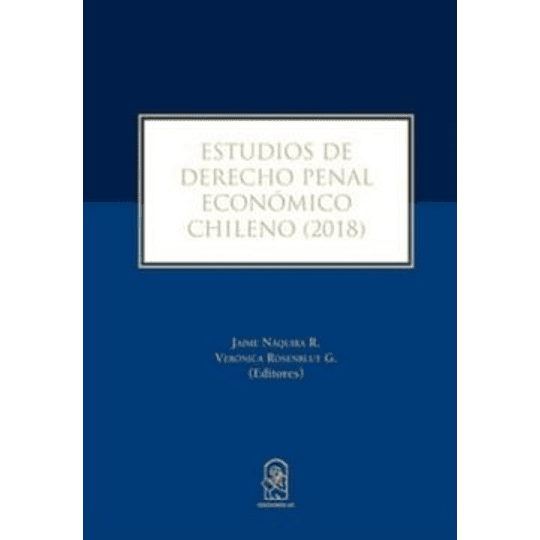Estudios De Derecho Penal Economico Chileno