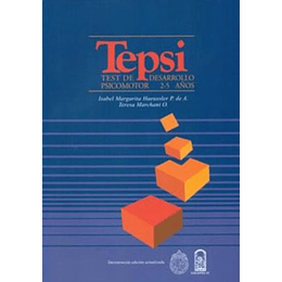 Tepsi Test De Desarrollo Psicomotor 2-5 Años - 16ª Edición.