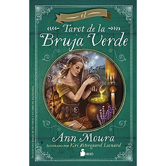 El Tarot De La Bruja Verde: Estuche Libro + Cartas - Anne Moura
