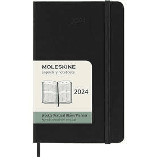 Agenda 2024 Semanal Vertical Td Pocket Negro