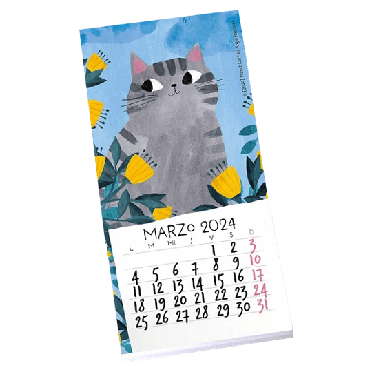 Calendario Magnético – Planet Cat 2024
