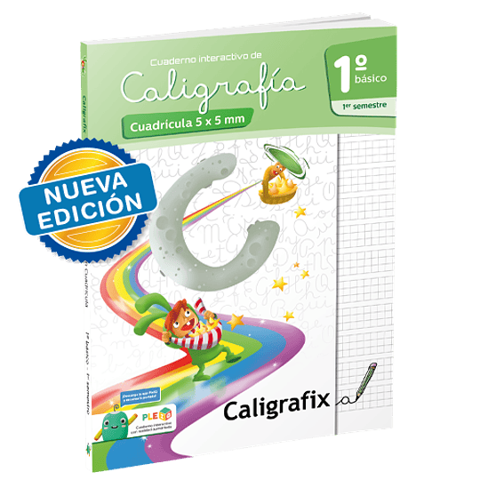 Cuaderno De Caligrafia 1 Basico Cuadricula 1° Semestre