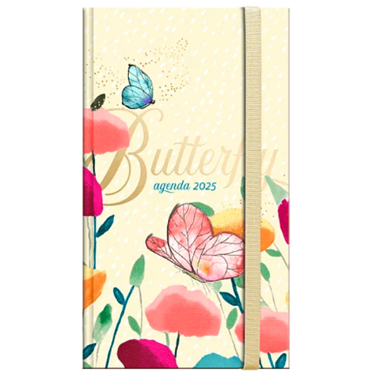 Agenda Butterfly 2025 – Chequera (9×16)