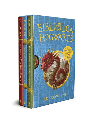 Estuche Biblioteca Hogwarts (Animales Fantasticos Y Donde Encontrarlos - Quidditch A Traves De Los Tiempos - Los Cuentos De Beedle El Bardo) 