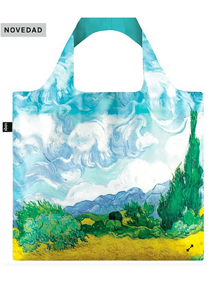 Bolsa Van Gogh. Un Campo De Trigo Con Cipreses