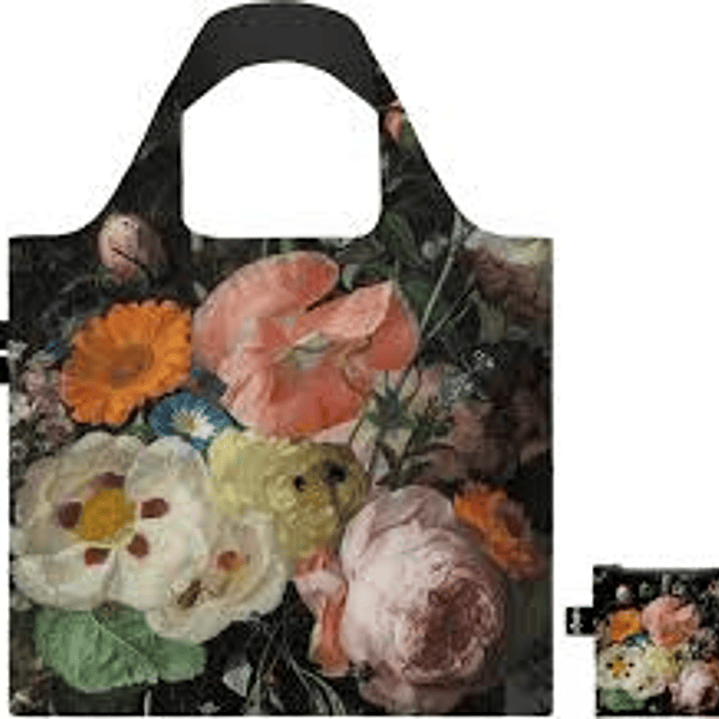 Bolsa Coleccion Museo Rachel Ruysch Still Life With Flowers On Amarble 1