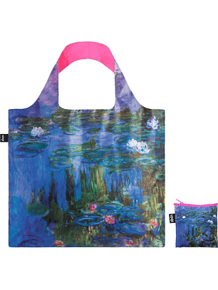 Bolsa Claude Monet Water Lillies Neon Pink