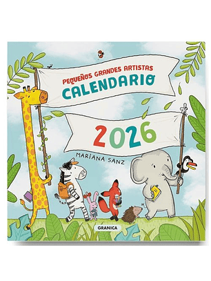 Calendario Pared 2026 - Pequeños Grandes Artistas