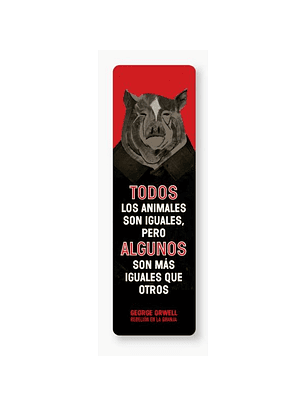 Marcapagina - Todos Los Animales Son Iguales
