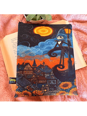 Funda Para Libro (Con Cierre) - Jack Girasoles