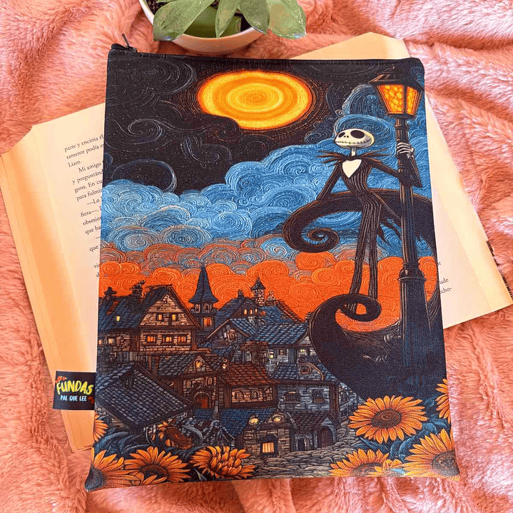 Funda Para Libro (Con Cierre) - Jack Girasoles 1